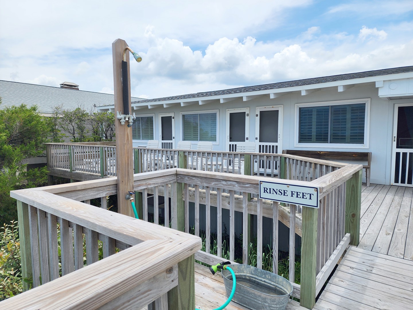 Beach Shower on Private Boardwalk to Beach