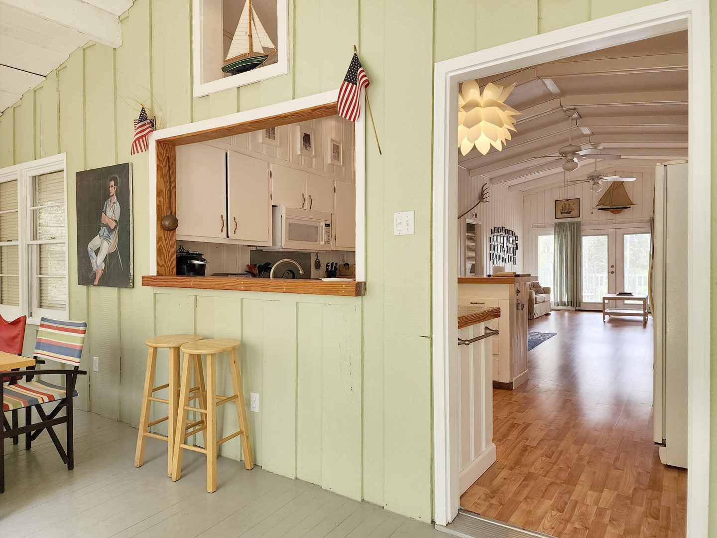 Pass-through from Kitchen