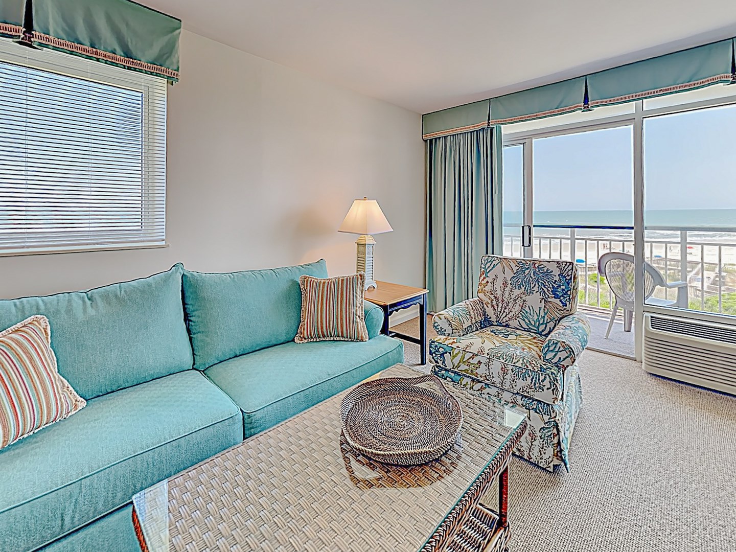 Living Room Opens To Balcony