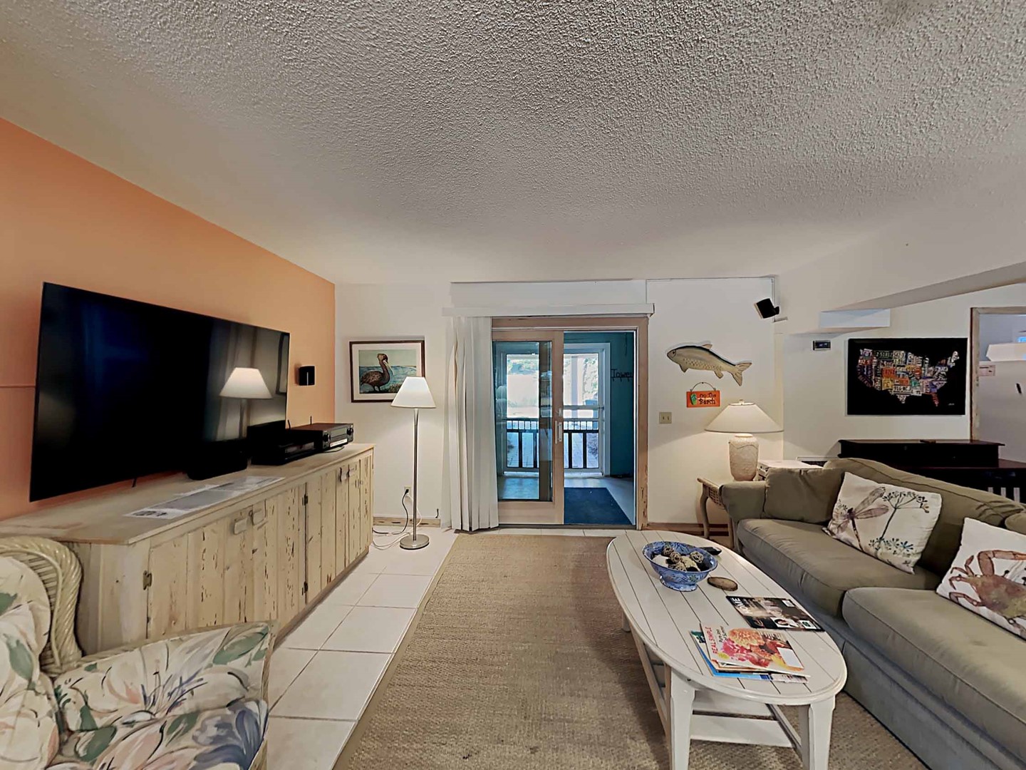 Downstairs living area