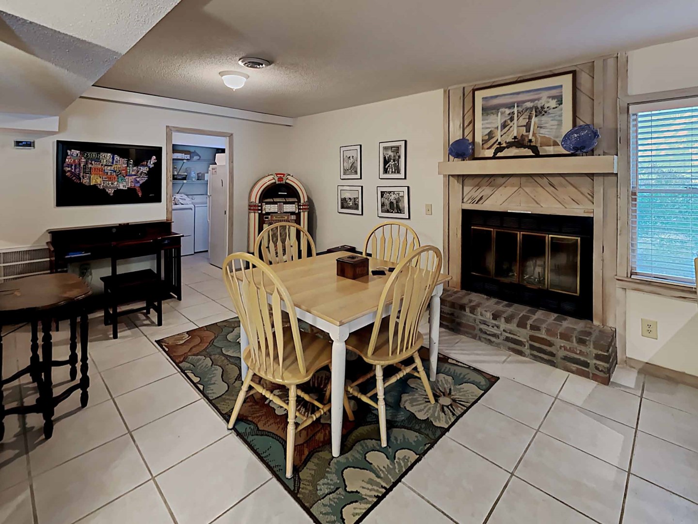 Downstairs living area