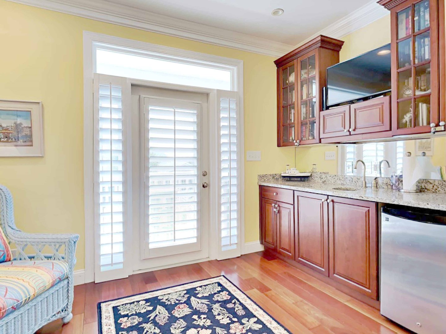 Upstairs Den with Wet Bar