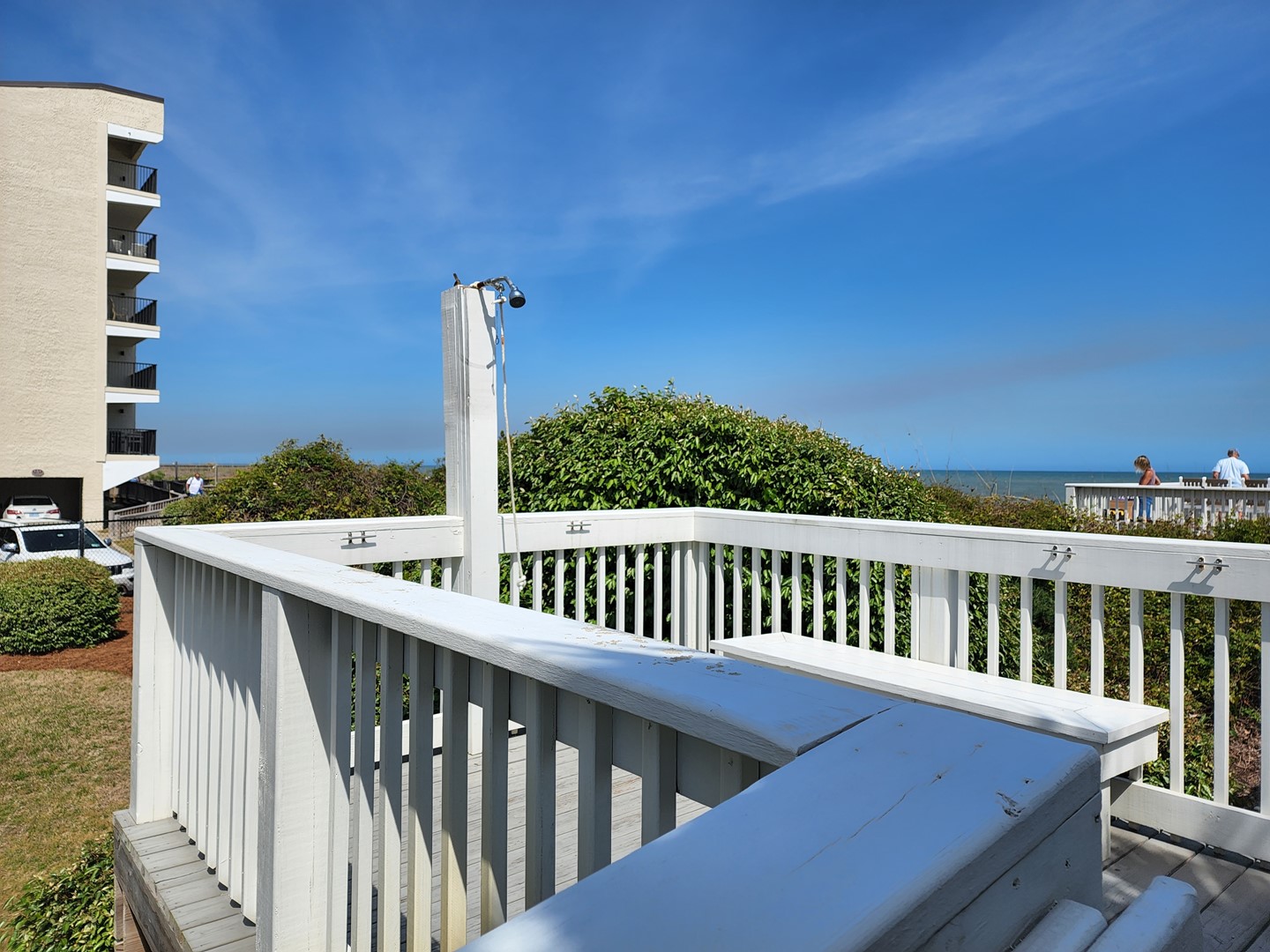 Beach Shower on Boardwalk to Beach