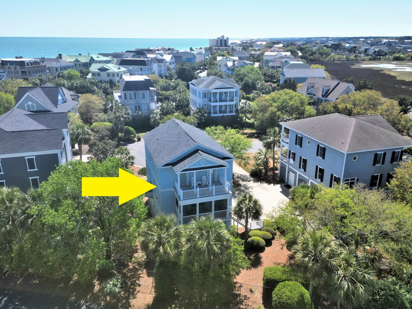 Blue Heaven Aerial View