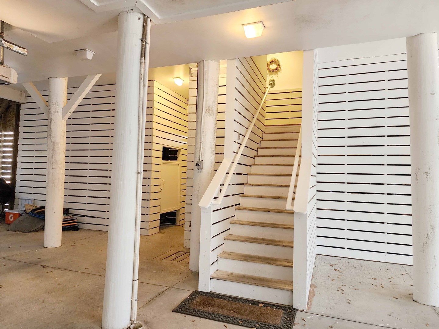 Staircase from Garage