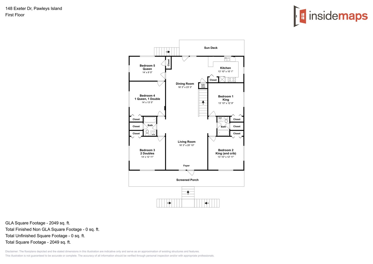 Floor Plan - Dee Dees First Floor