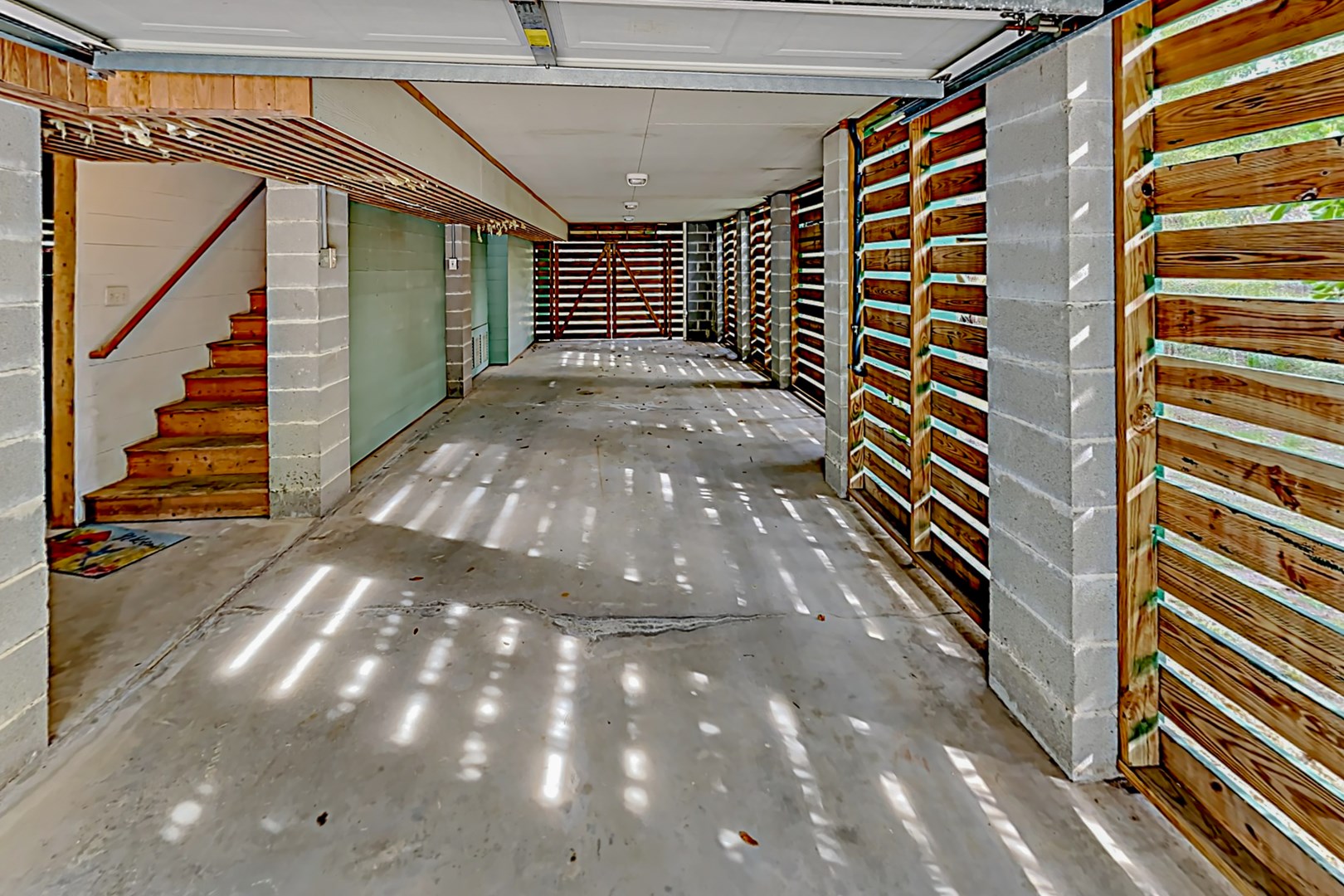 Covered Parking and Covered Stairs