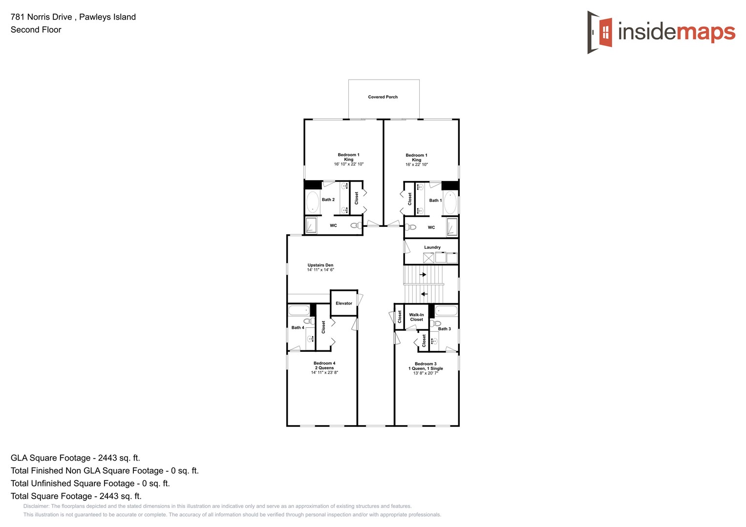 Floor Plan - DW I Top Floor