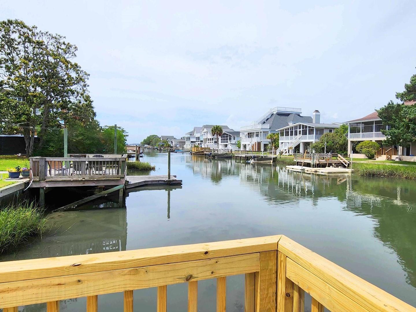 View from Dock on Saltwater Canal