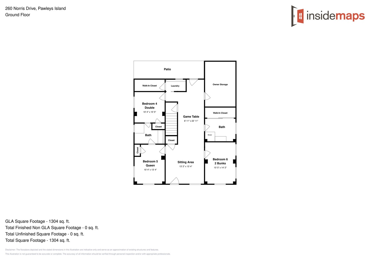 Floor Plan - Henrys Hideout 2 Ground Floor