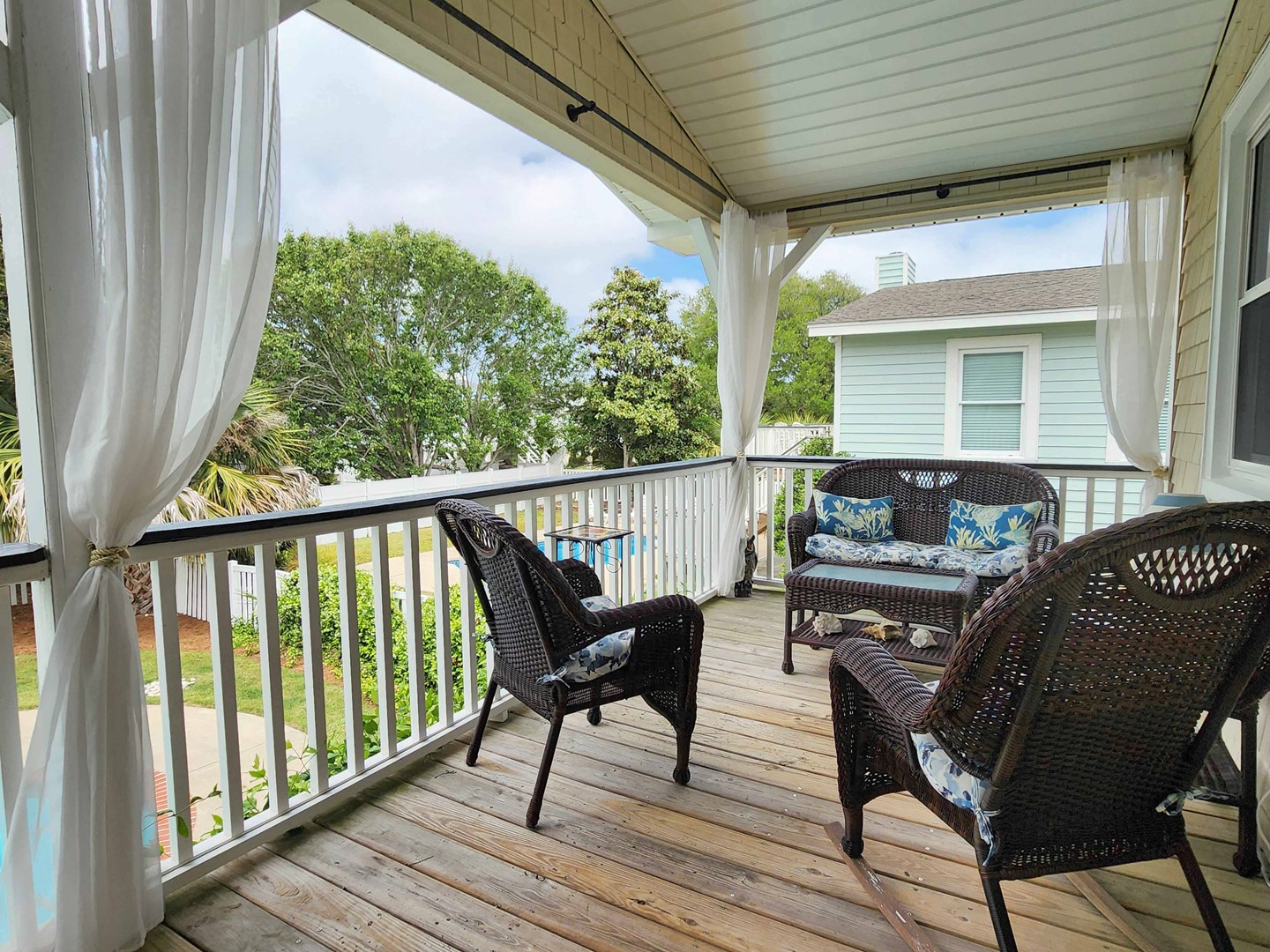 Porch Overlooking Private Pool