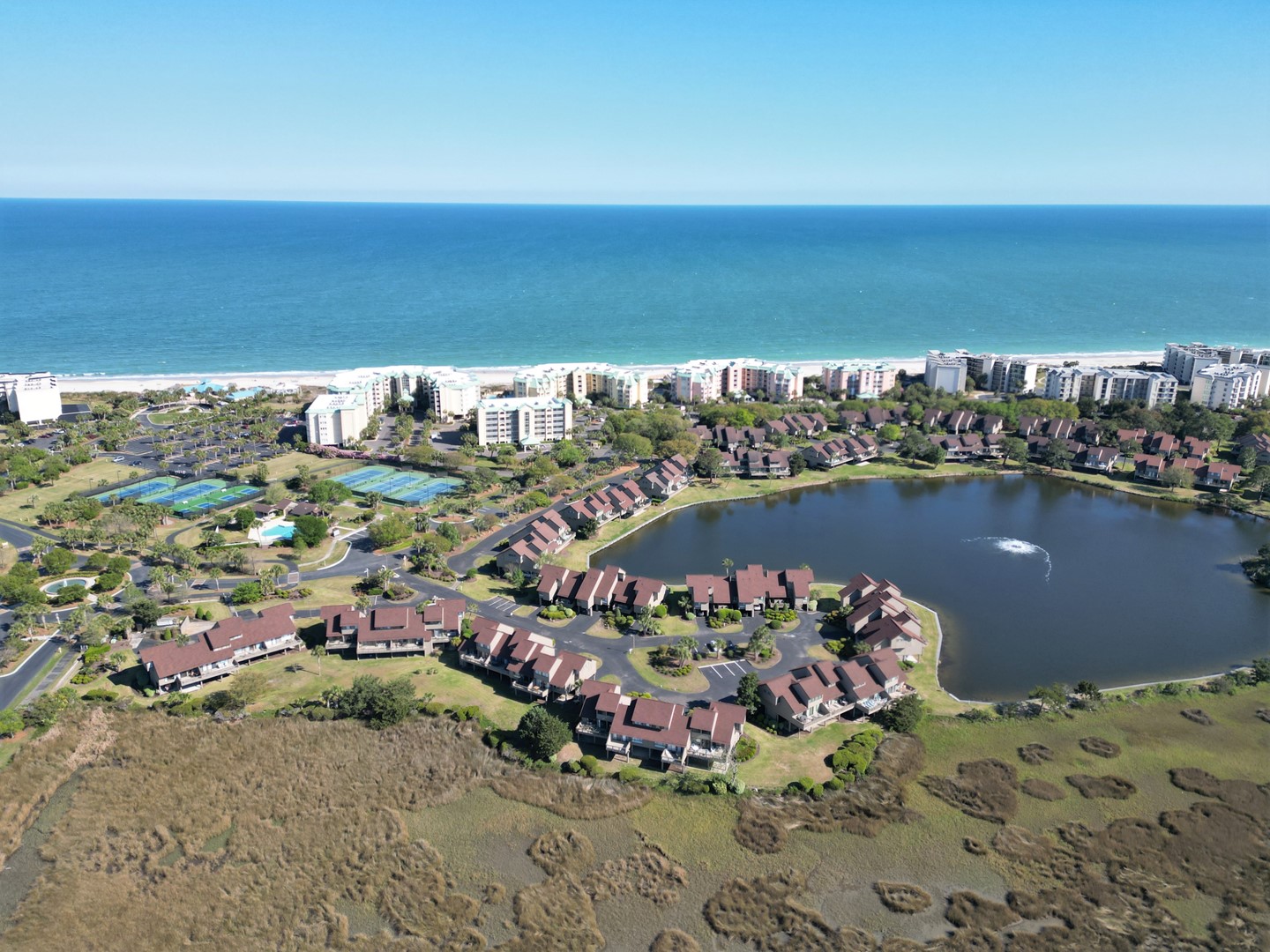 Aerial View of Heron Marsh
