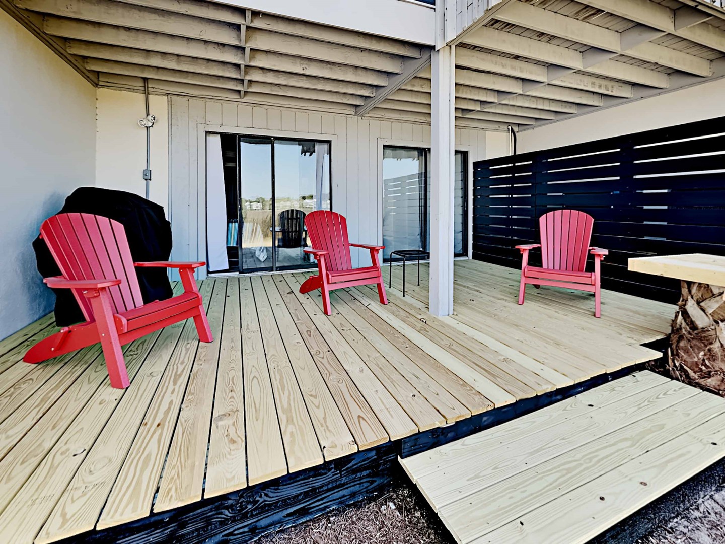 Deck on Ground Level