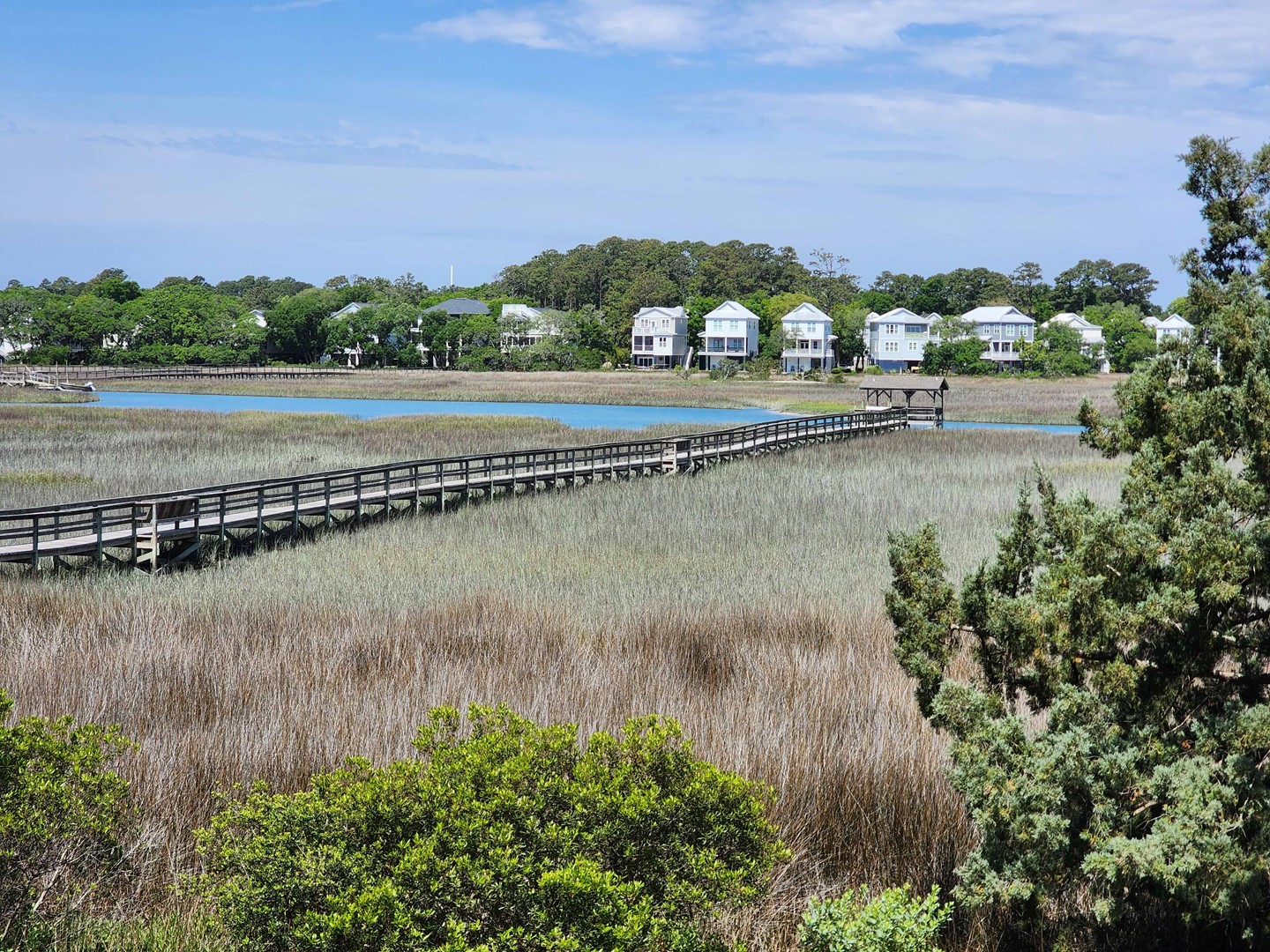 Balcony View of Inlet Point Creek Dock