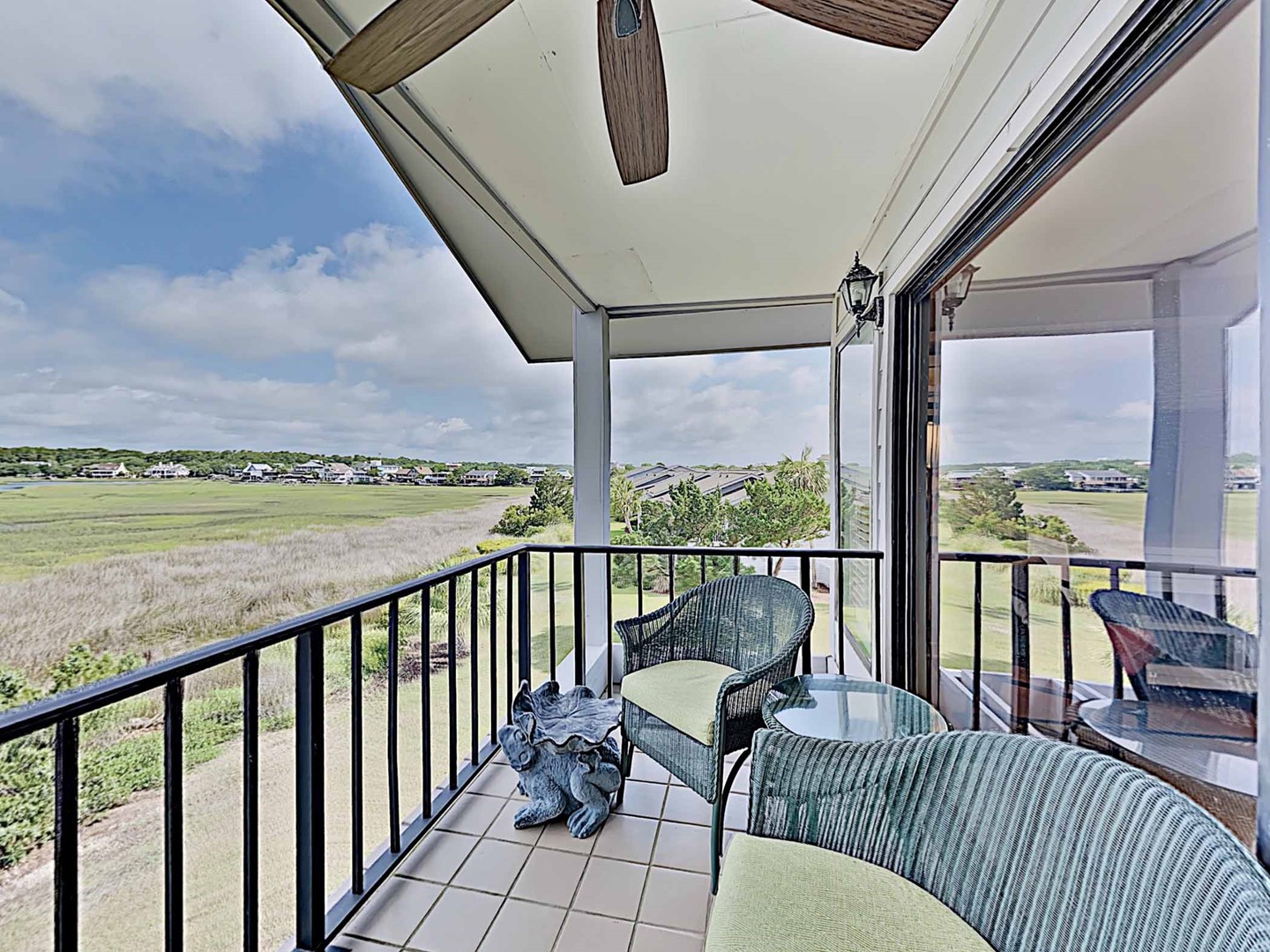Covered Balcony on the Marsh