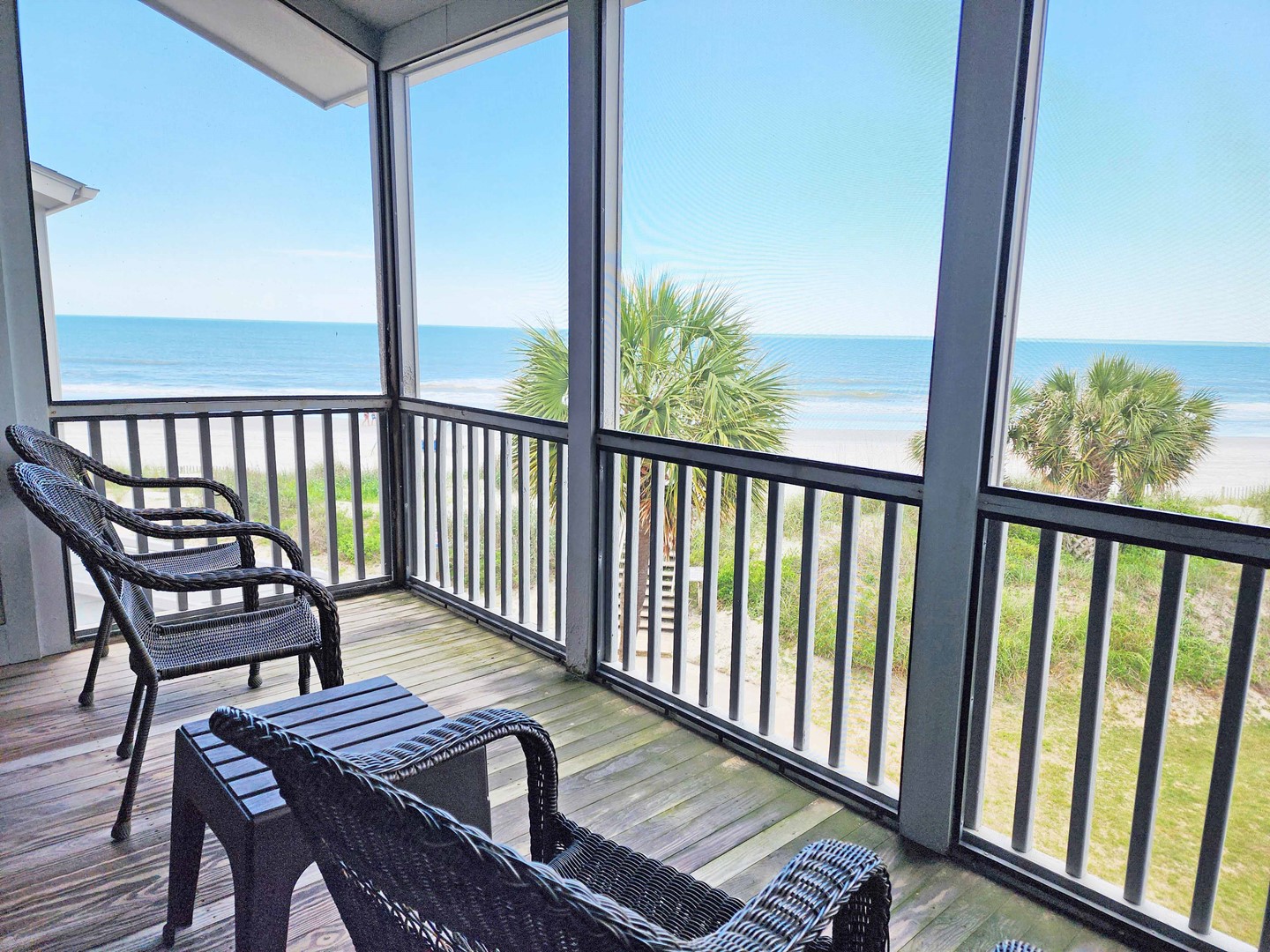 Private Porch off Master Bedroom