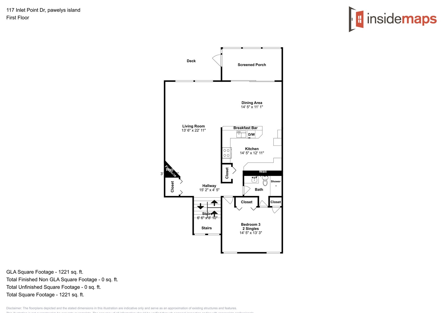 Floor Plan - Inlet Point 7A - 1-Main Level