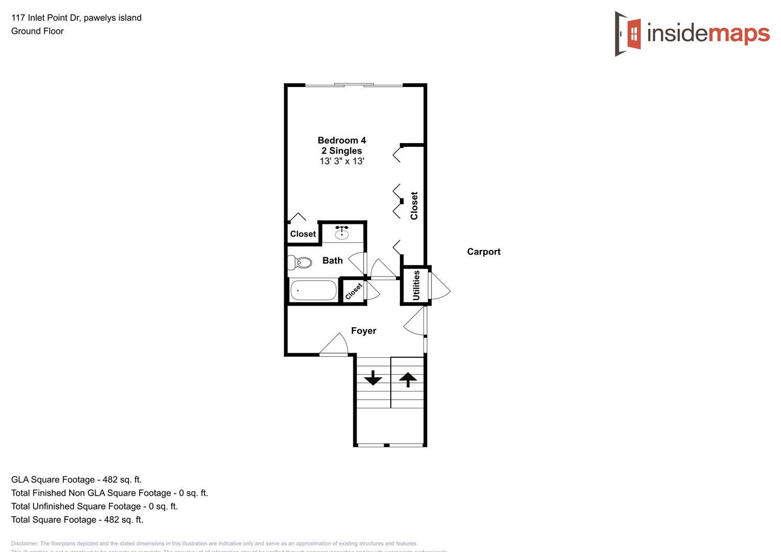 Floor Plan - Inlet Point 7A - 3-Ground Level