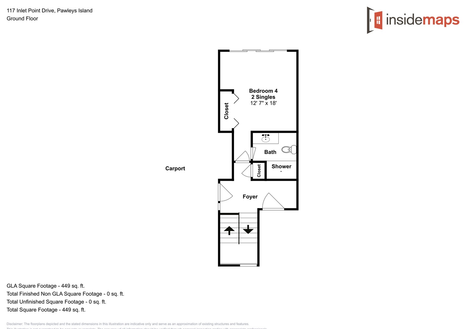 Floor Plan - Inlet Point 7B - 3-Ground Level