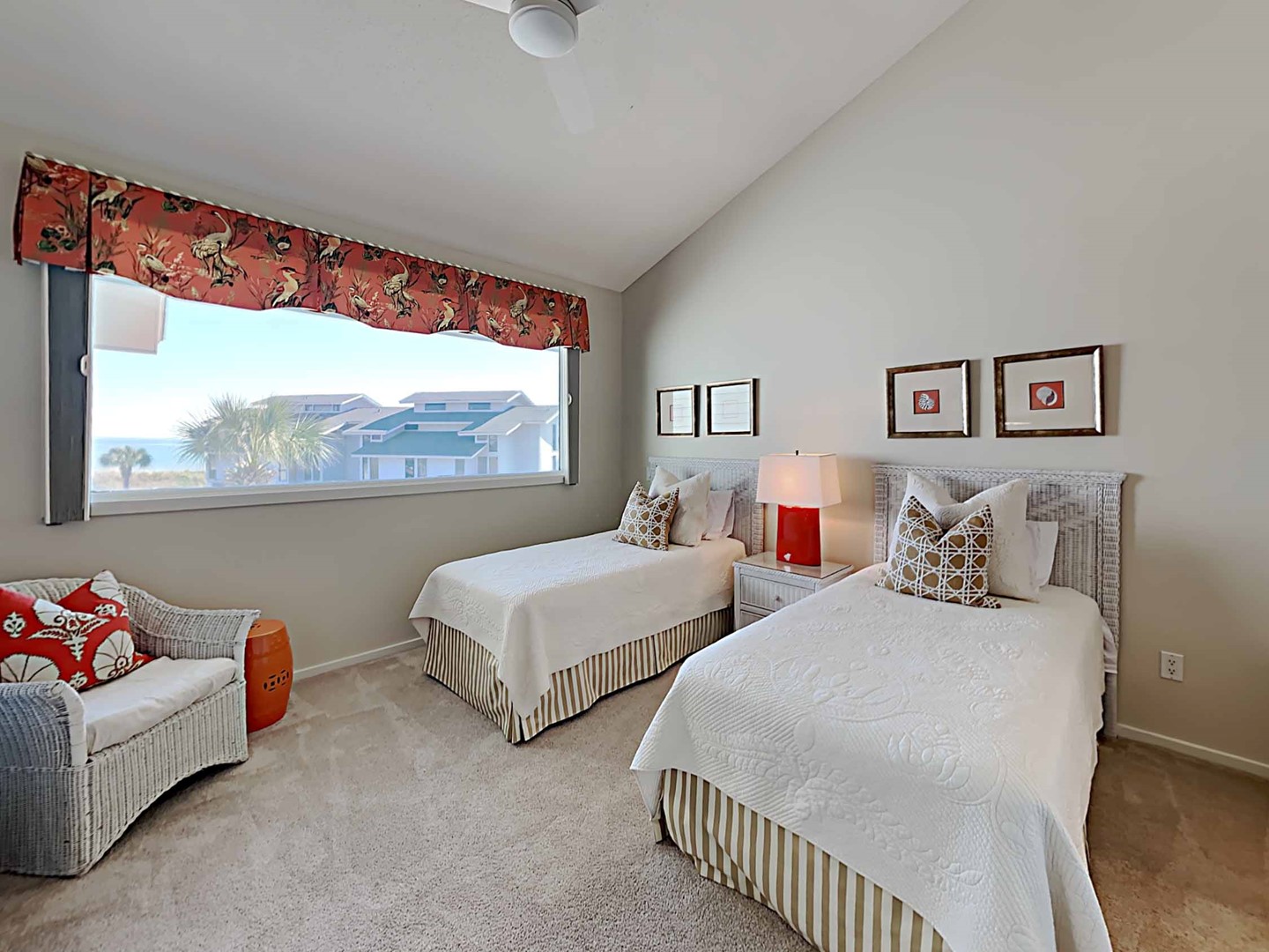 Bedroom 2 has Twins Converted to King