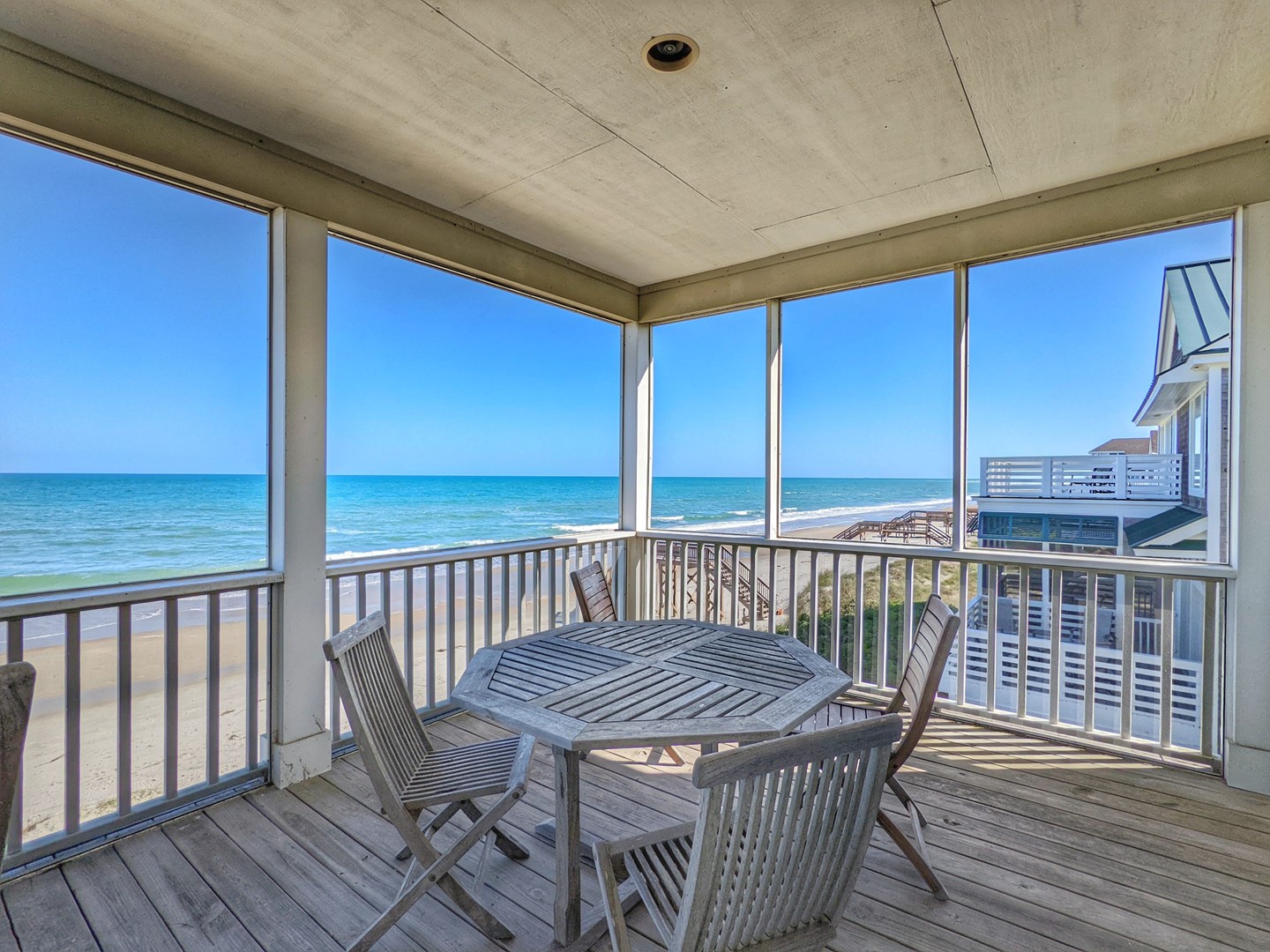 Oceanfront Porch Top Floor