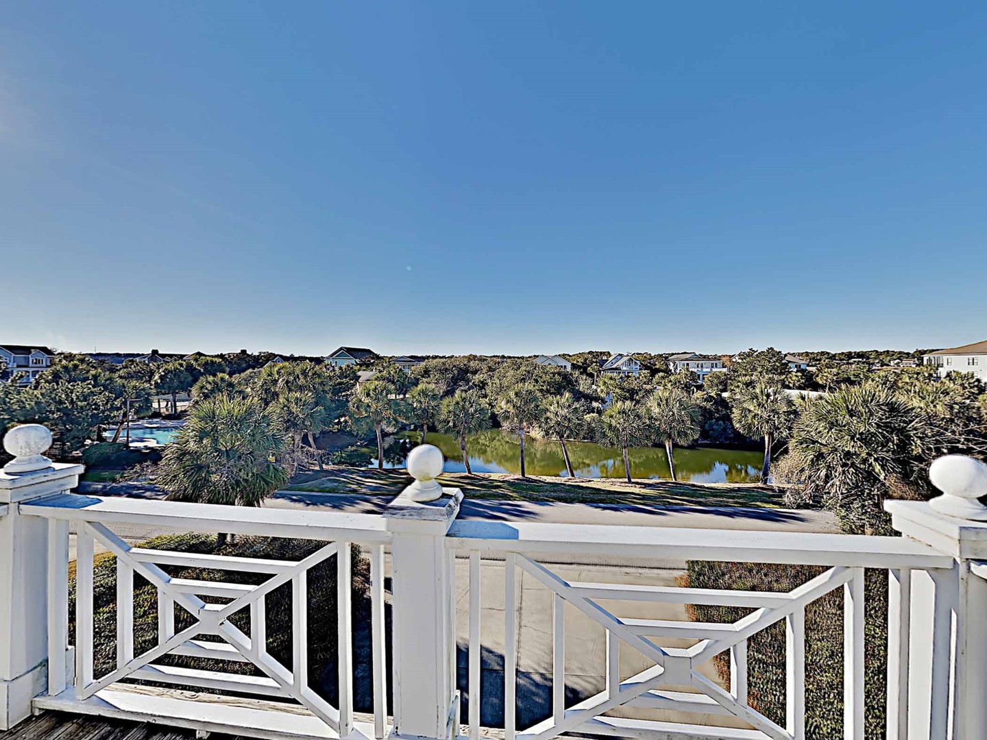 Top Floor Balcony on Front of Home