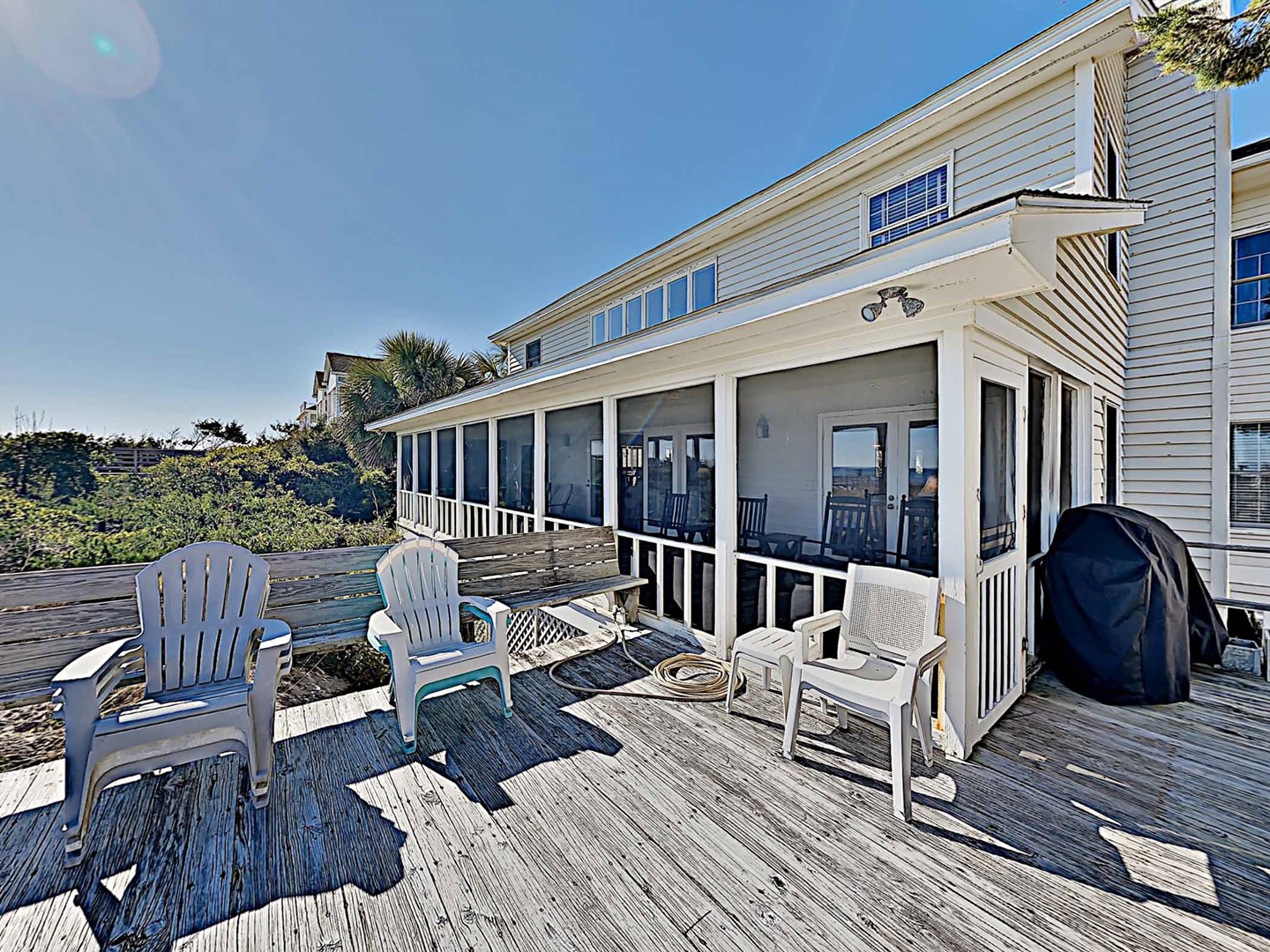 Sun Deck and Screened Porch