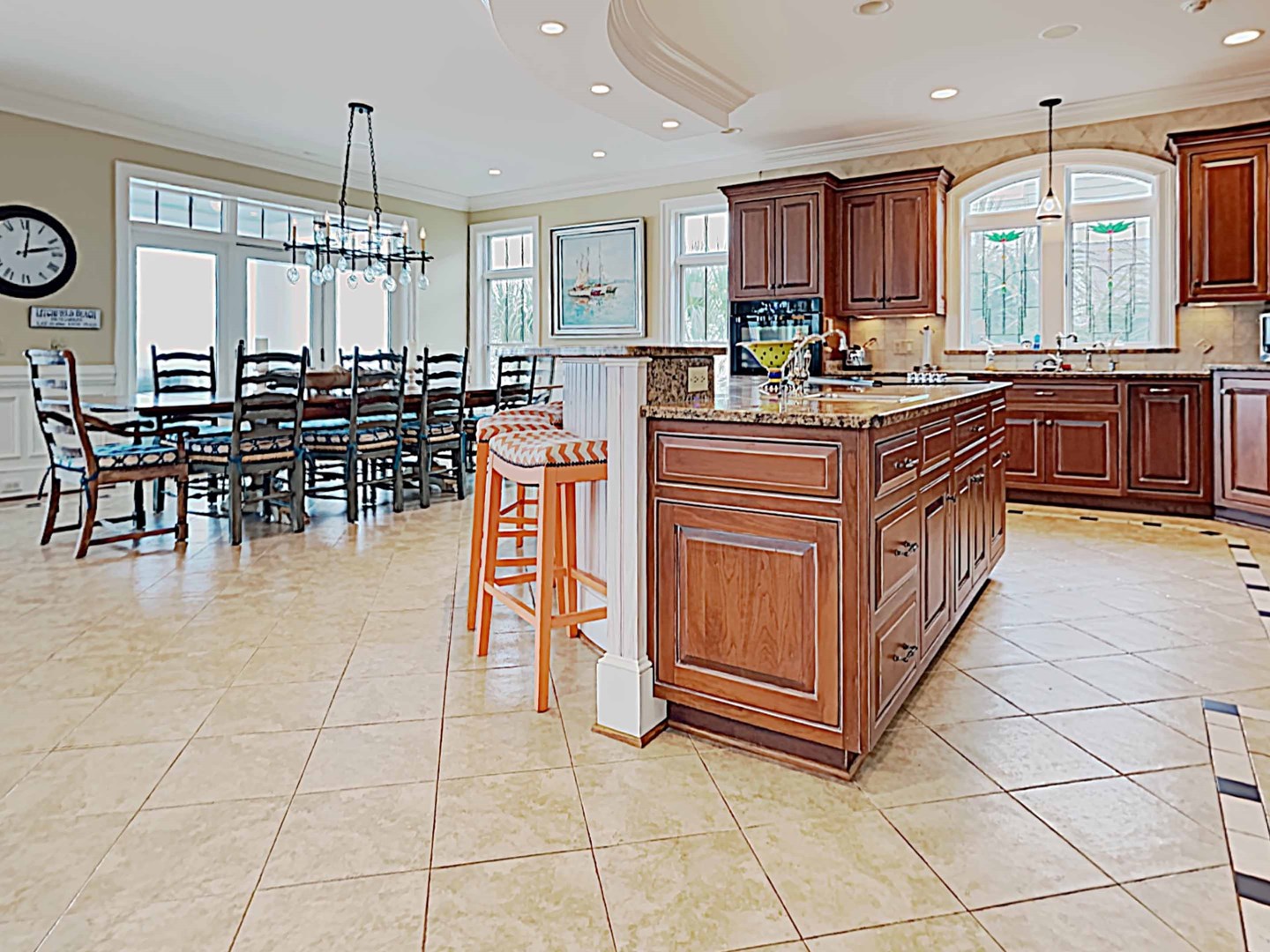 Kitchen and Dining Area