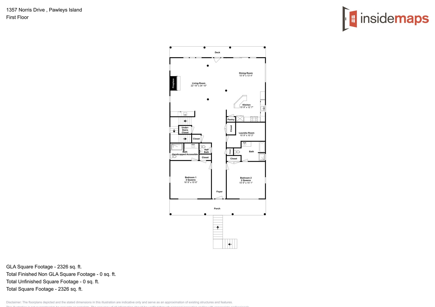 Floor Plan - Palmetto Sun First Floor