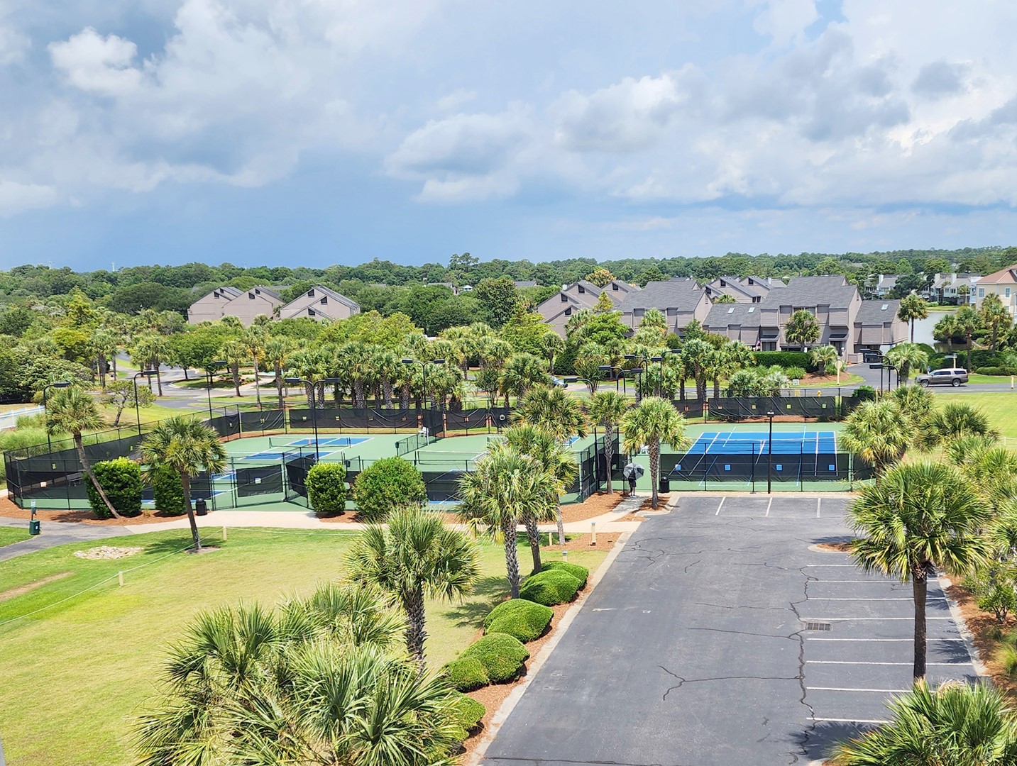 Balcony View to Tennis/Pickleball Courts