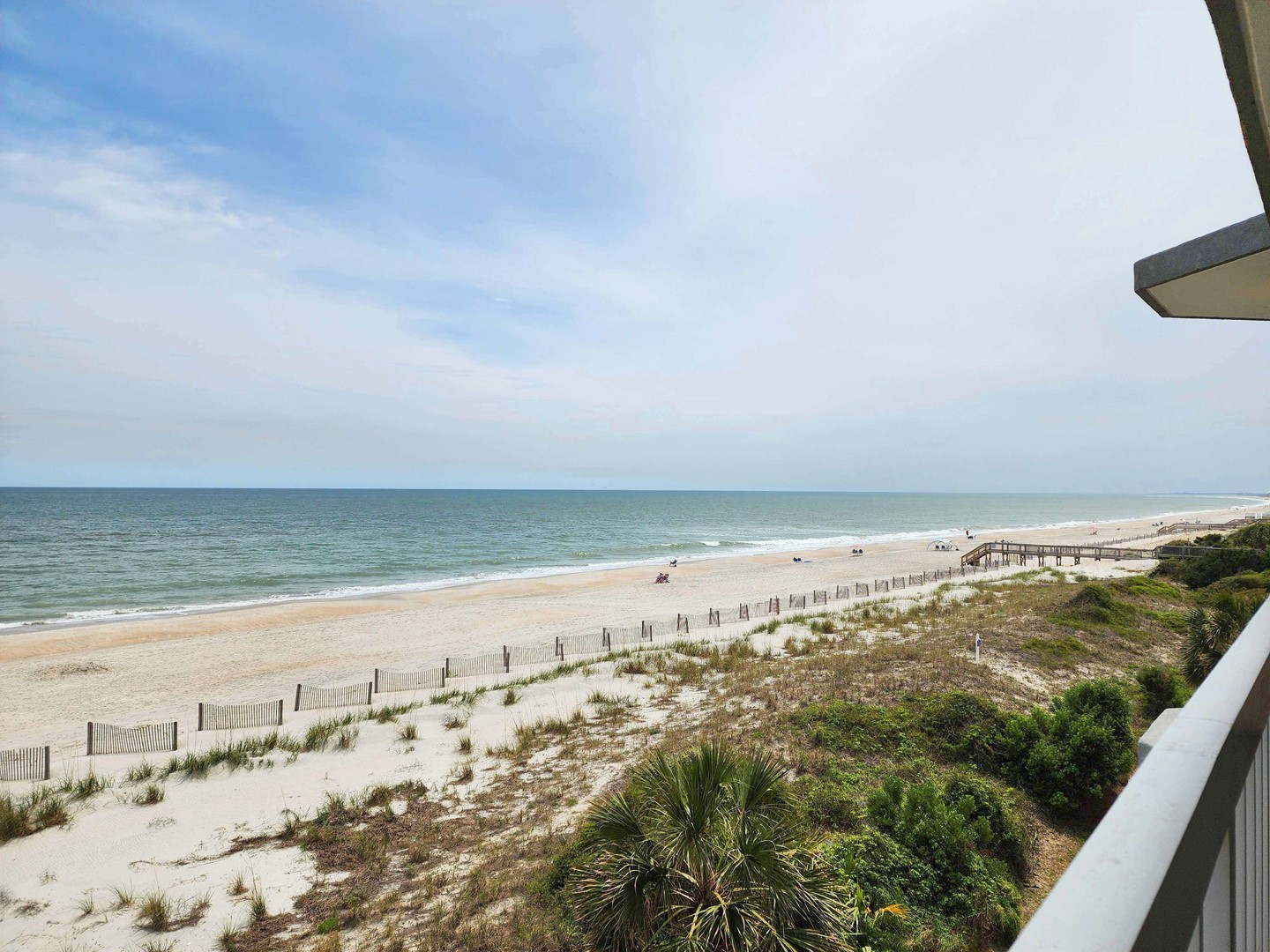 Oceanfront Balcony and View