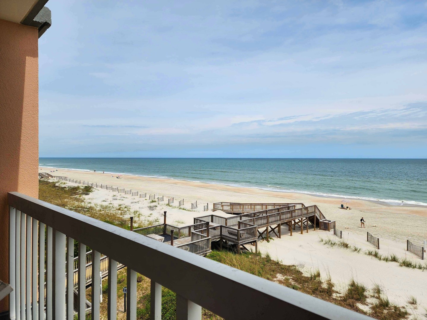 Oceanfront Balcony and View