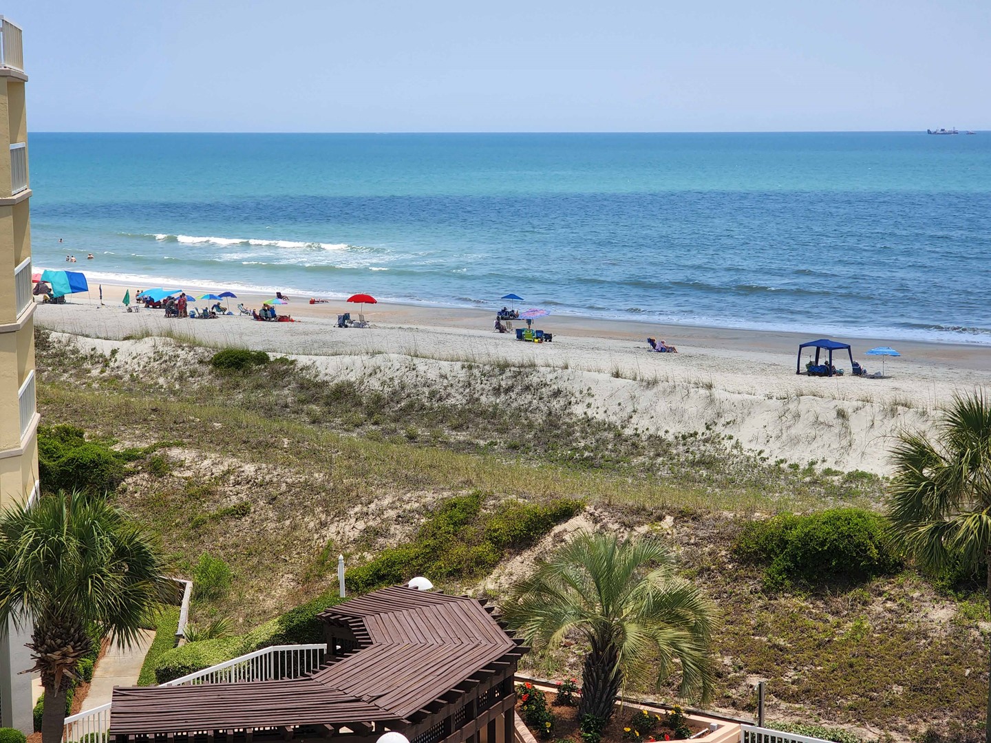 Warwick-401 Balcony View of Beach