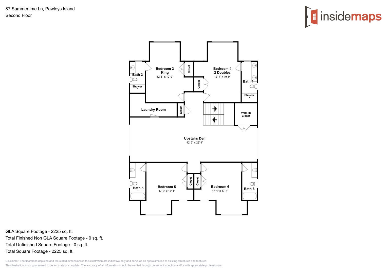 Floor Plan - Summertime Retreat Second Floor