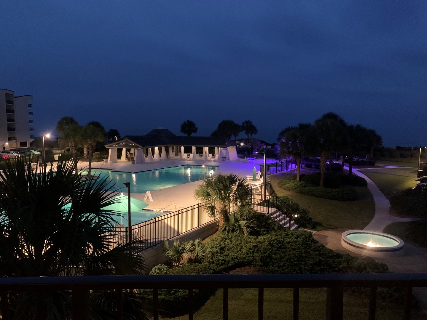 Evening View from Balcony