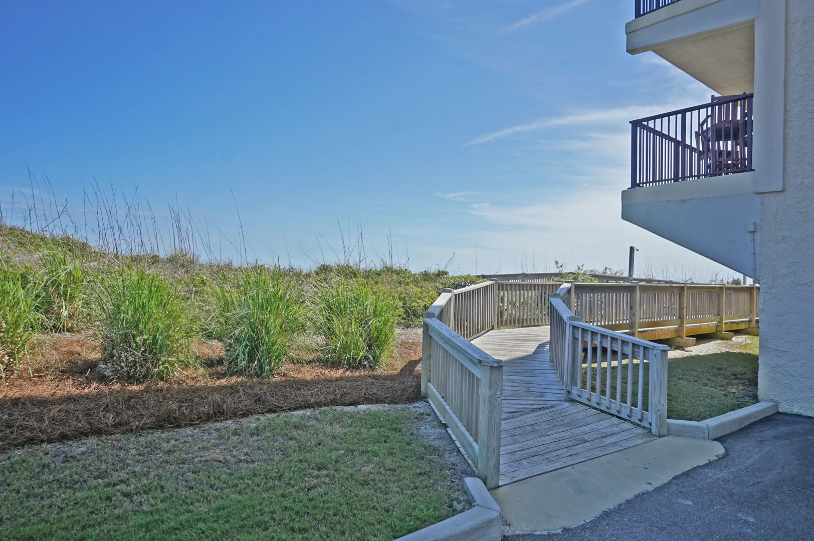 Ramped Access to Beach at Building B