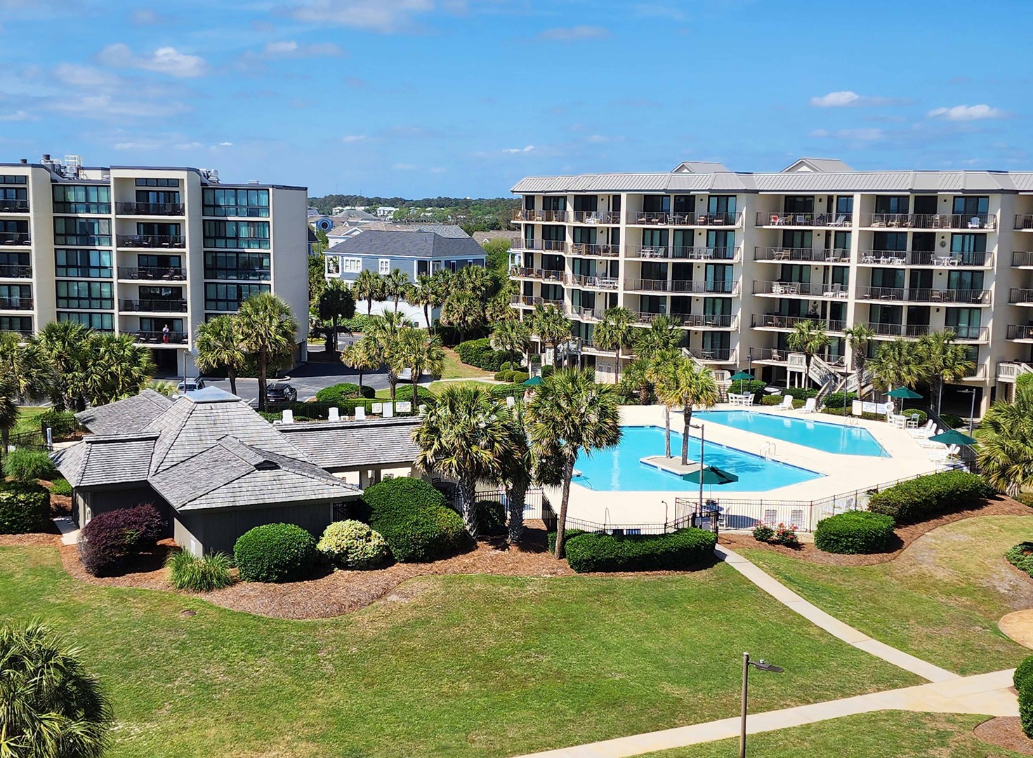 Balcony View of Pool