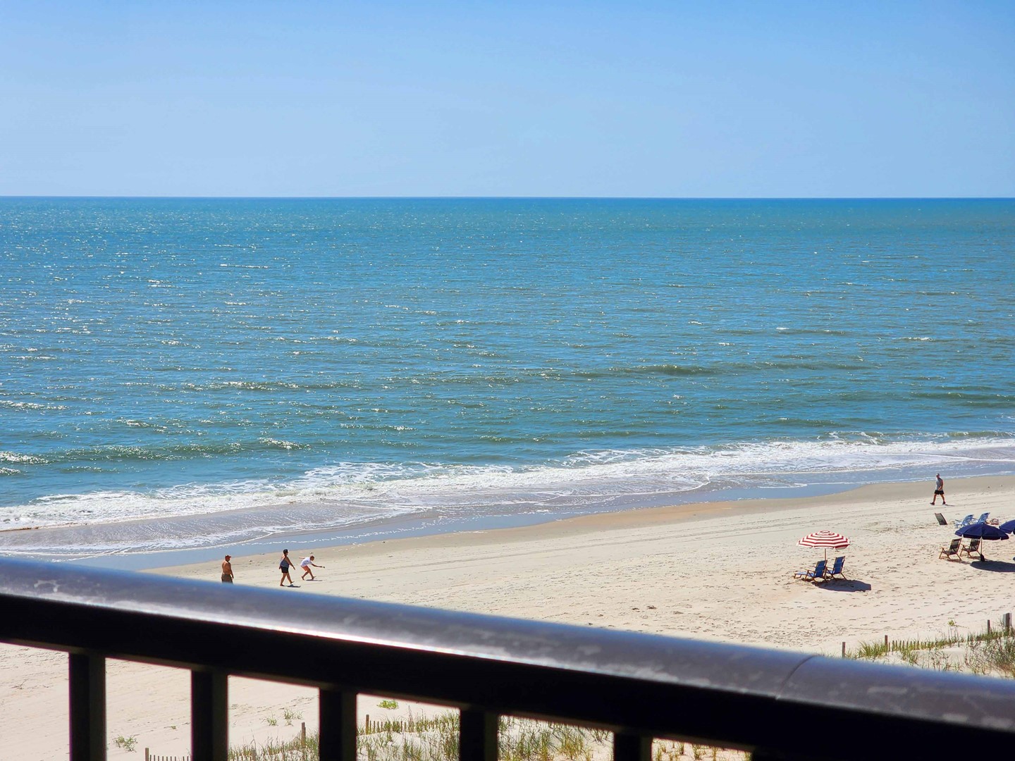 Balcony View to Beach and Ocean