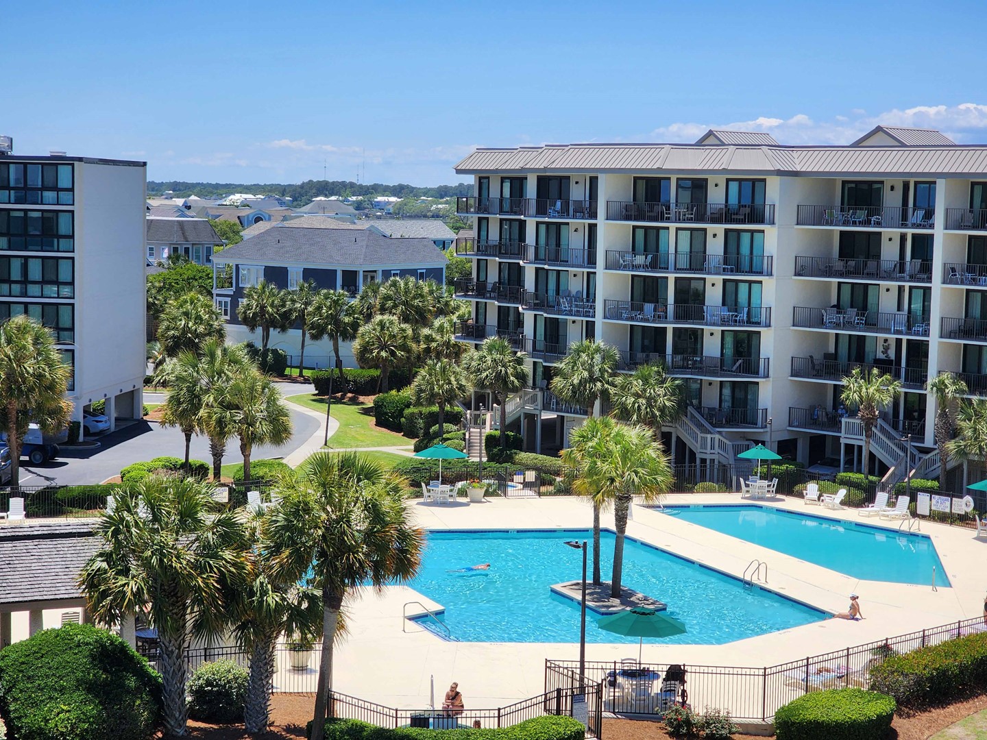 Balcony View of Pool