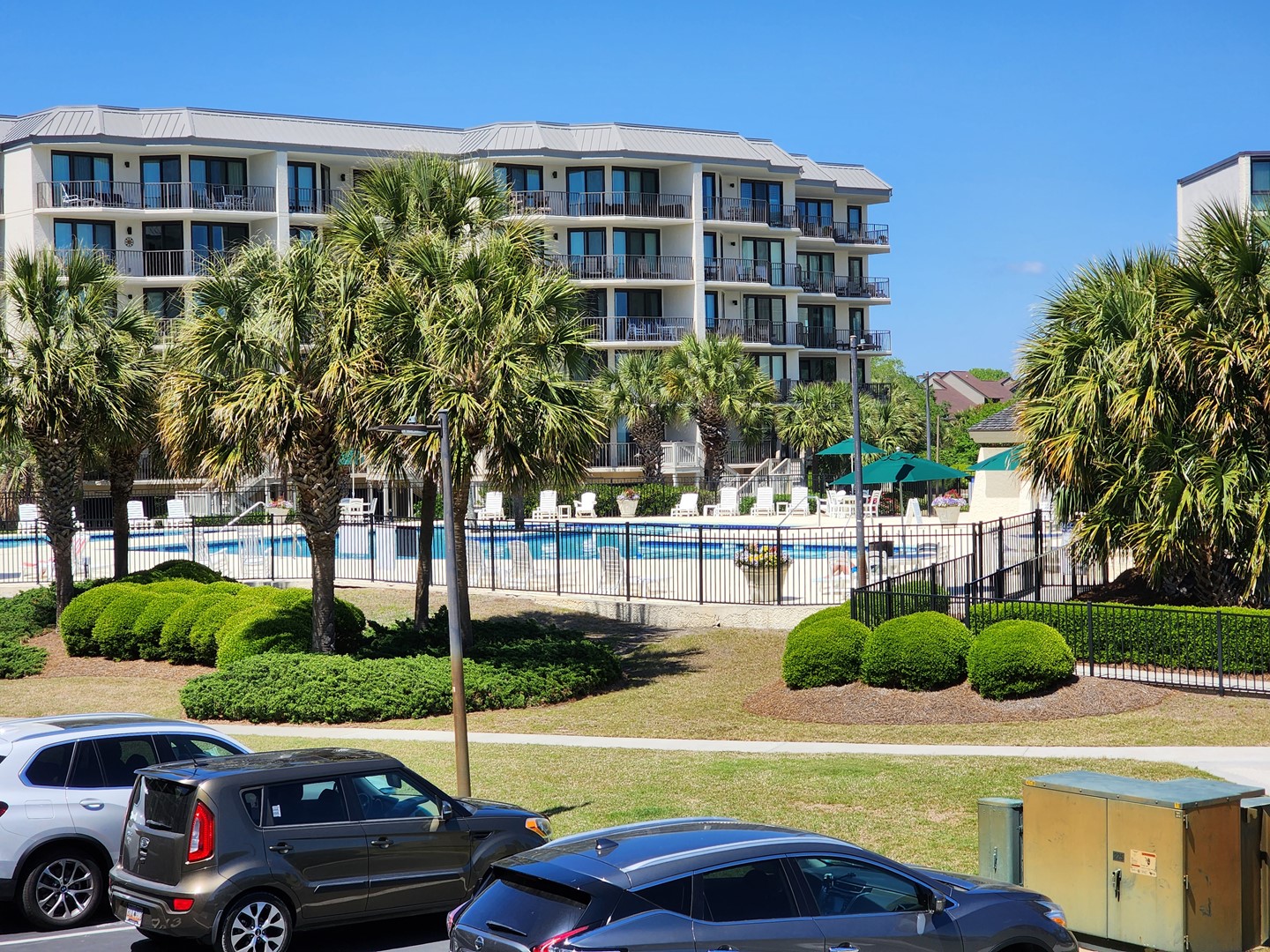Balcony View of Pool