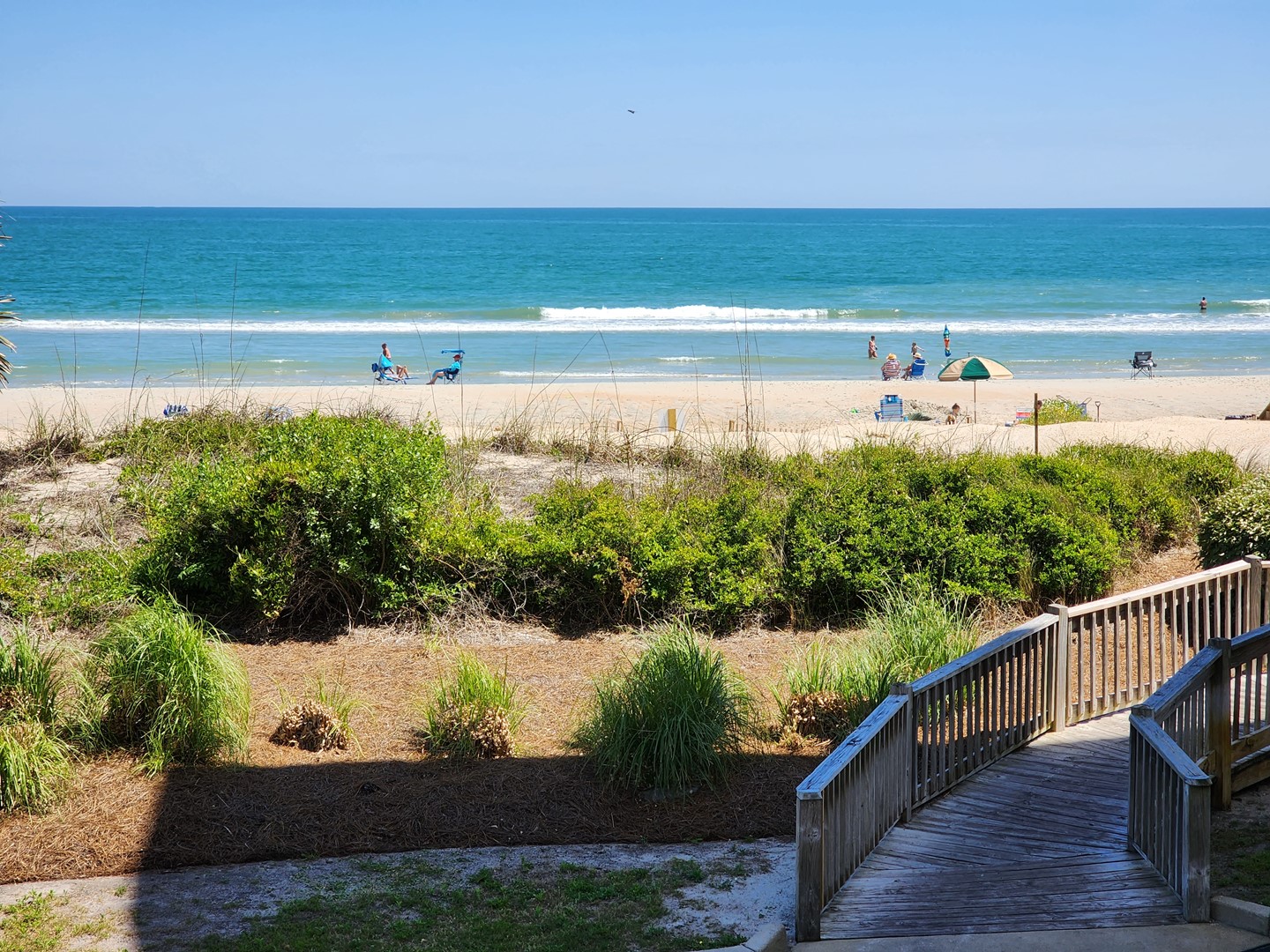 Ramped Access to Beach at Building B