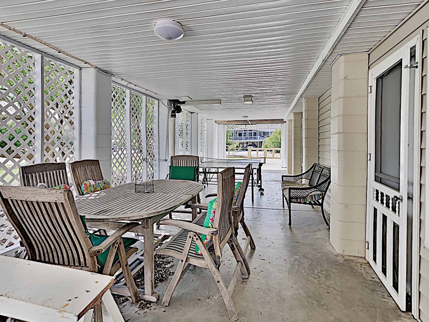 Carport Area with Table