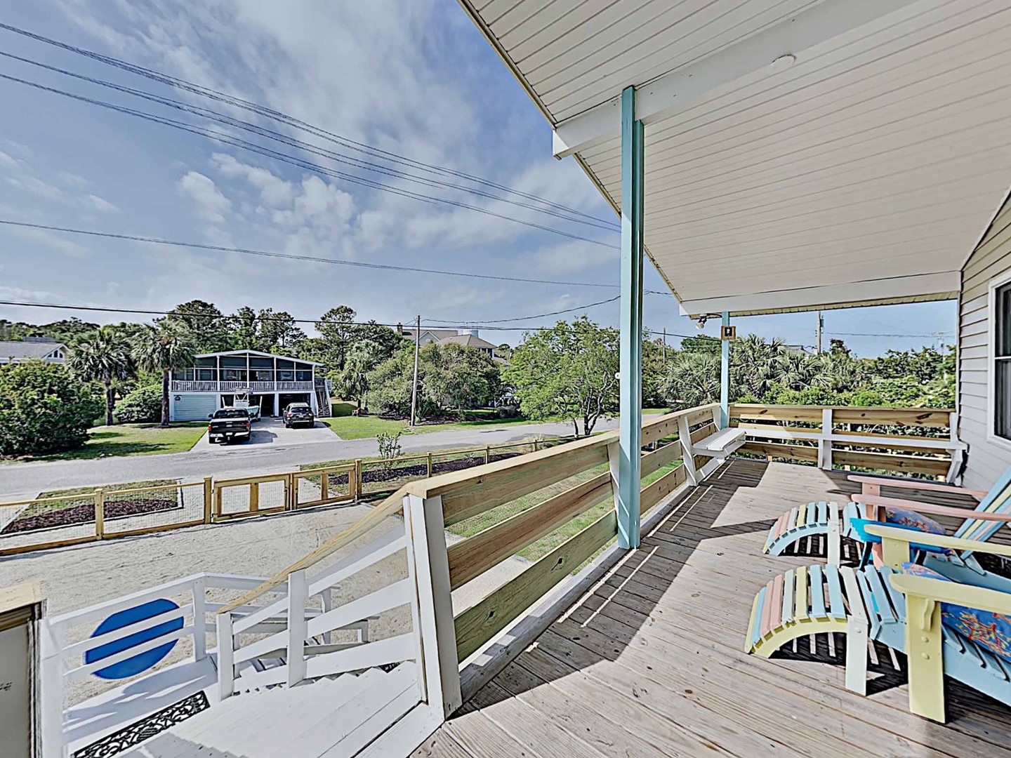 Porch on Street Side