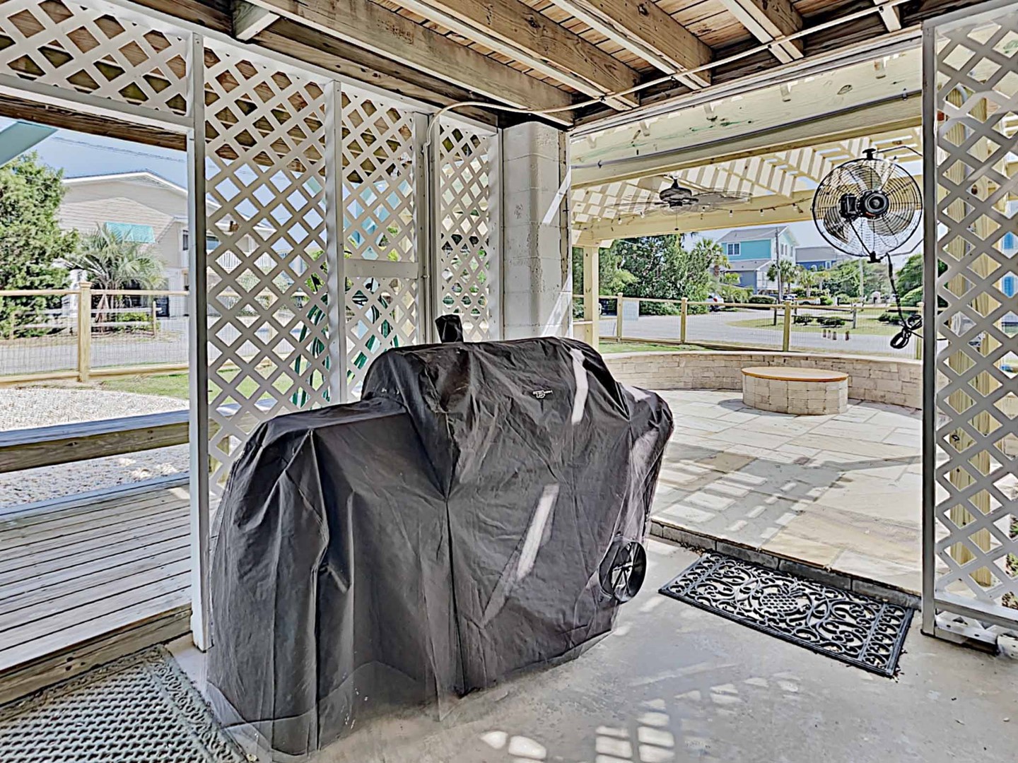 Grill and Patio Area