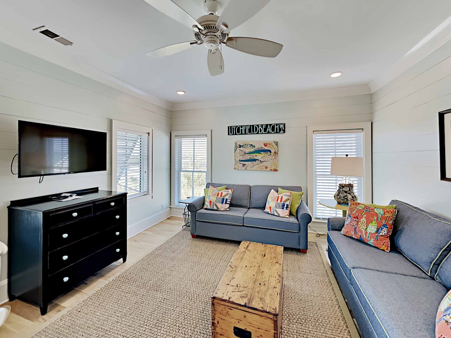 Upstairs Den with TV