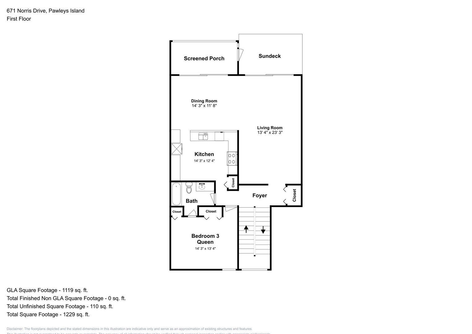Floor Plan - Inlet Point 1B - 1-Main Level