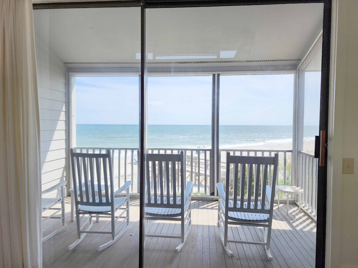 Master Bedroom Opens to Screened Porch
