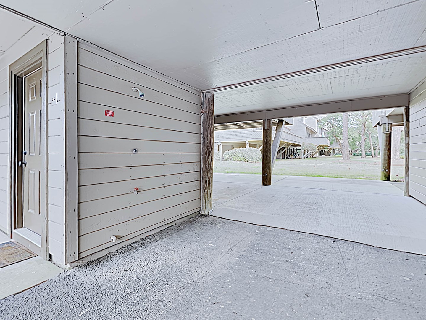  Covered Parking and Outdoor Shower