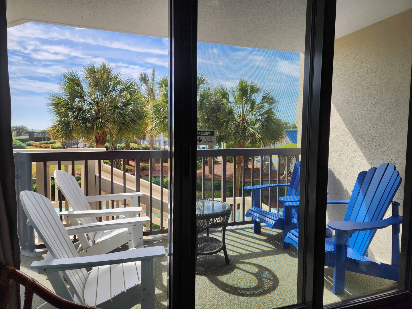 Master Bedroom Opens to Balcony