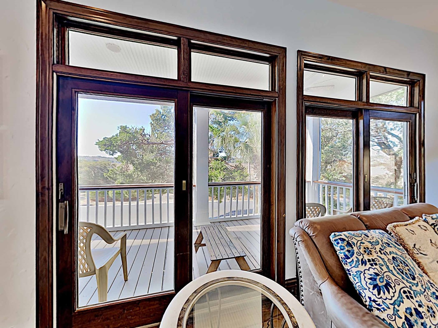 Living Area Opens to Porch